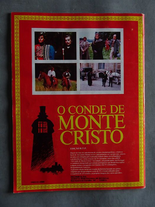Caderneta de cromos O Conde de Monte Cristo (faltam 45 cromos)