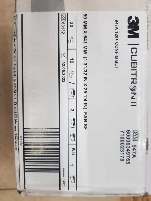 Cinta de Lixa 50x641mm grão 120 da 3M