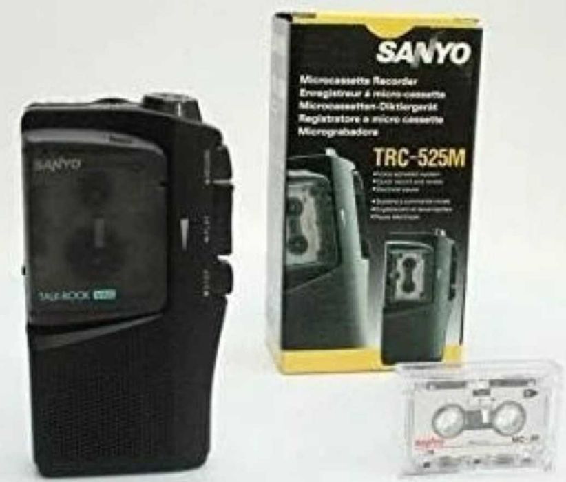 Micro gravador Sanyo, modelo TRC- 520m
