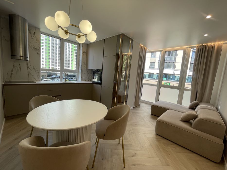 Євро 3к квартира з ремонтом+меблі!Ірпінь!Без комісії!Поруч є все!