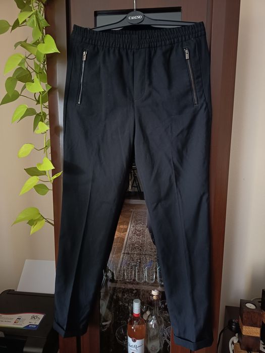Spodnie eleganckie damskie slim fit H&M 36 S czarne