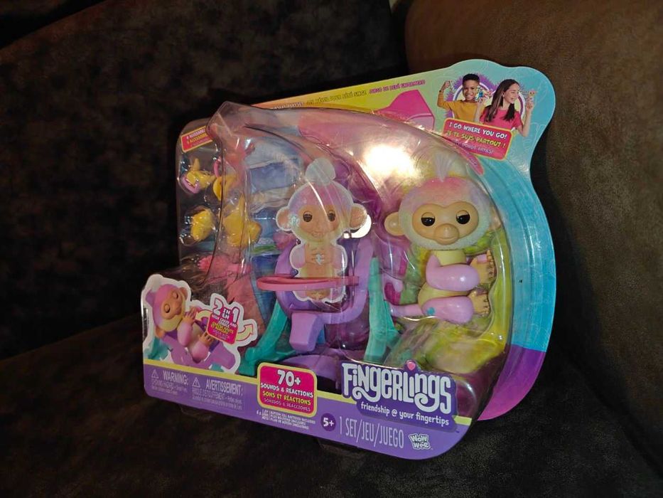 Інтерактивний ігровий набір Fingerlings Monkey з аксесуарами
