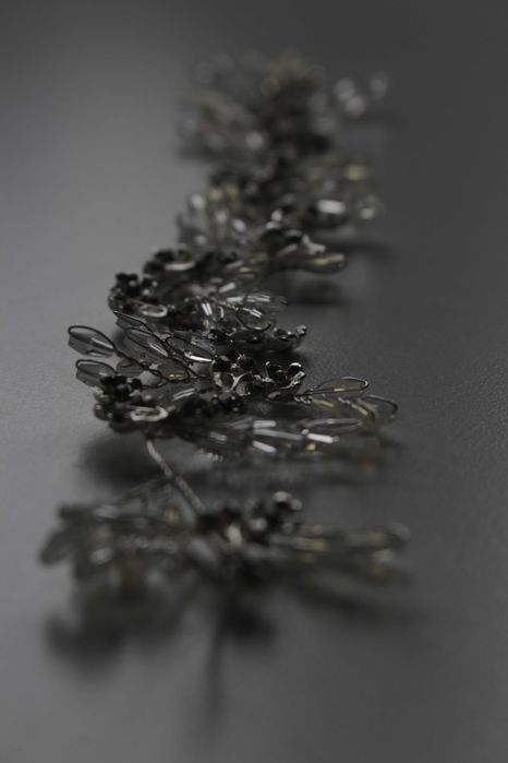 Wianek ślubny srebrny