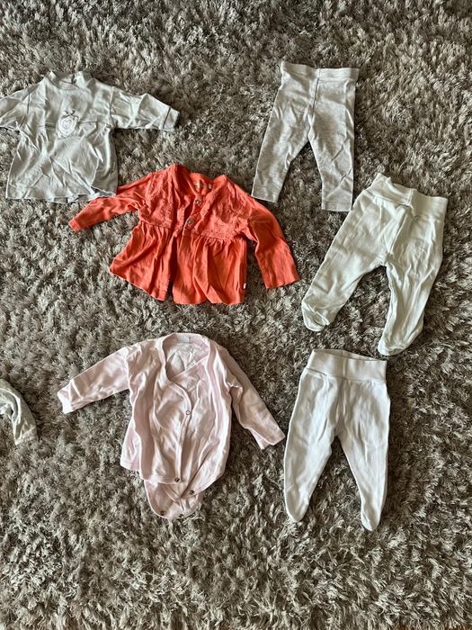 lote de roupa bebé 31 peças (62 + 68) menina