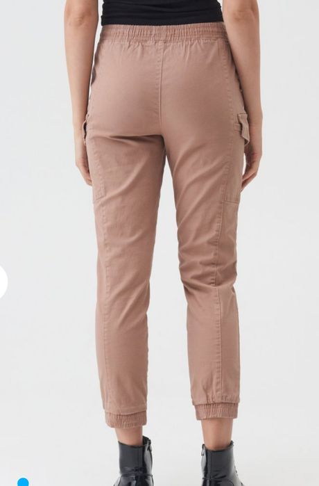 Jeansy jogger cargo 38