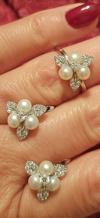 комплект украшений серебряный