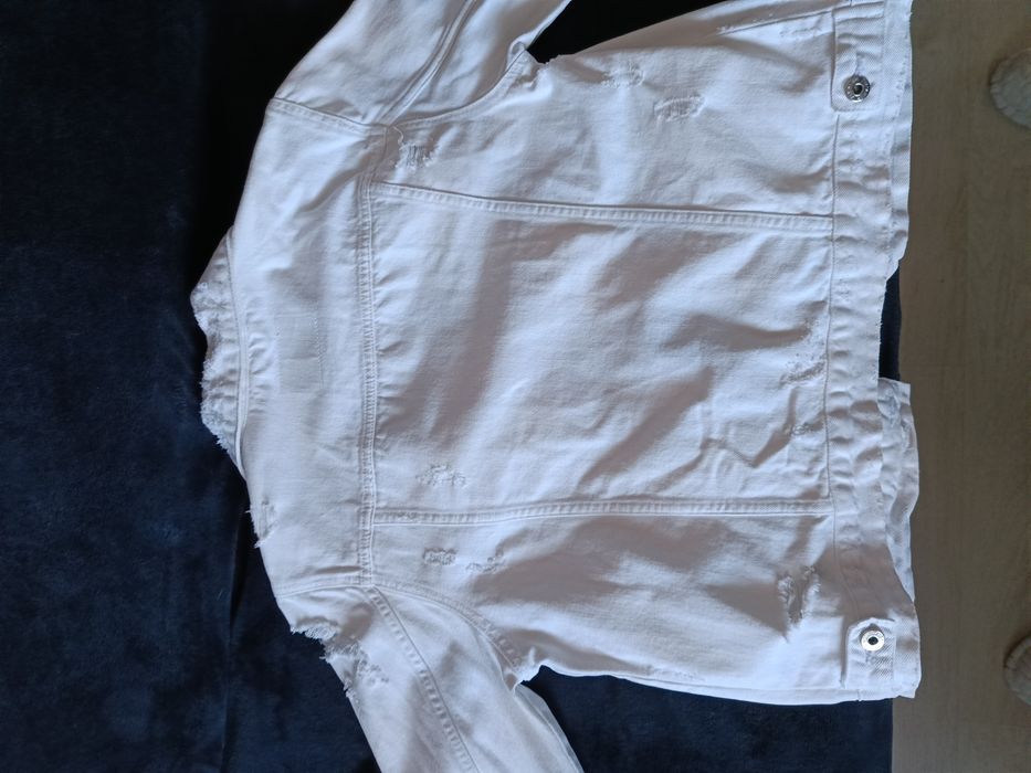 Kurtka Jeansowa z przetarciami FB Sister L