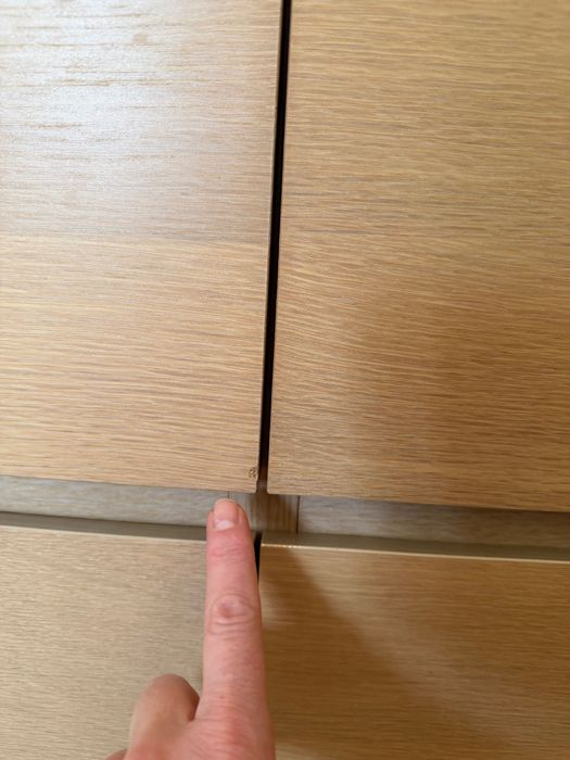 Ikea Malm Comoda 9 gavetas em cor carvalho