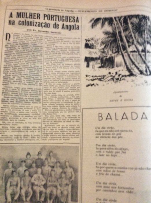 Revista A Província de Angola. Número comemorat. do suplem. de Domingo