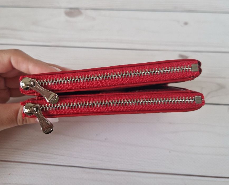 Женский кожаный кошелек,жіночий маленький гаманець,гаманець жіночий