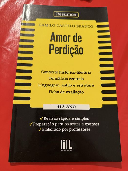 Amor de Perdição – Resumos (11.º ano) | Como novo