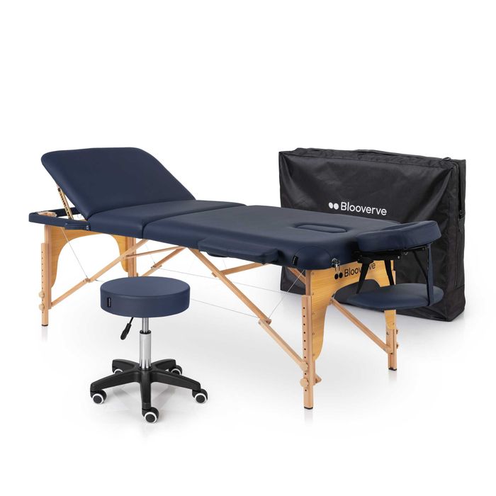 Marquesa de Estética + Banco com rodas - Pack Completo Imperdível!