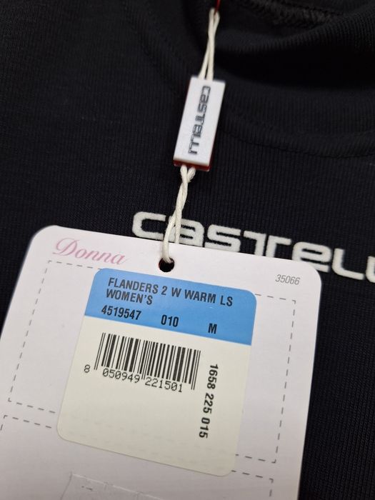 Koszulka rowerowa CASTELLI FLANDER 2 W WARM LS damska M