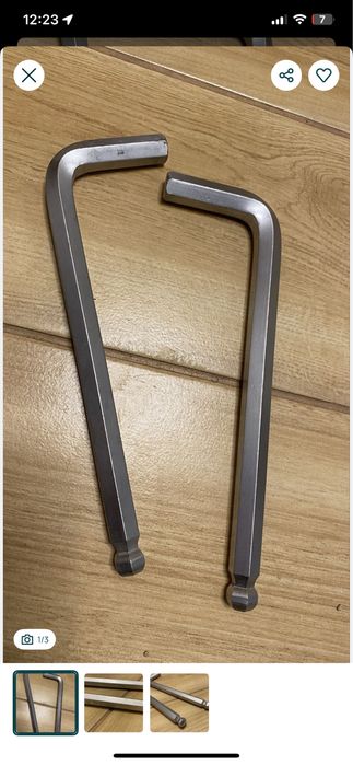 Klucz imbusowy z kulką 14mm 14 długi