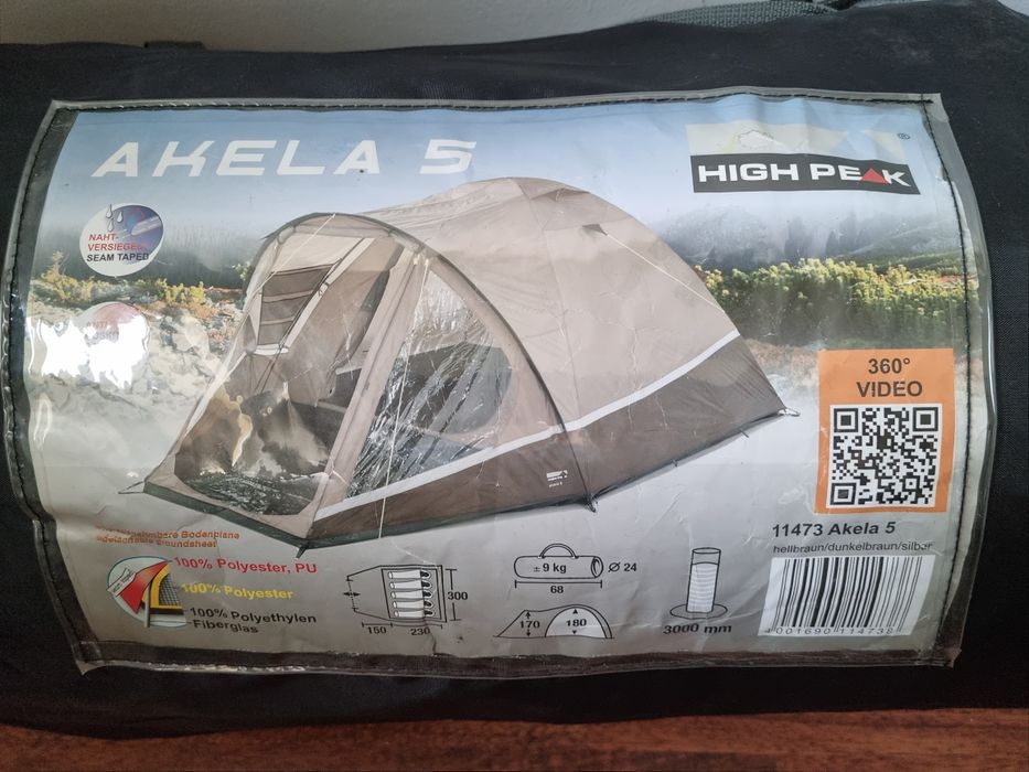 Namiot 5 osobowy high peak.