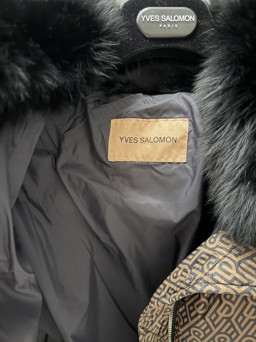 Пуховик Yves Salomon (оригинал)