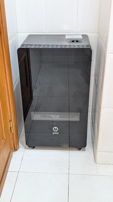 Aquecedor Gás  Galp - Painel de Vidro Preto