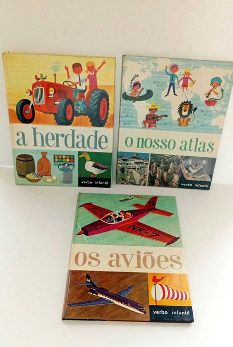 Livros A Televisão/ Os Desportos/ As Aves - da Verbo Infantil