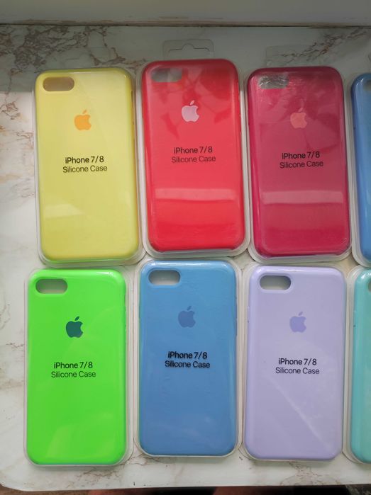 Чохли для iPhone 6/6s/7/8 — різні кольори, нові