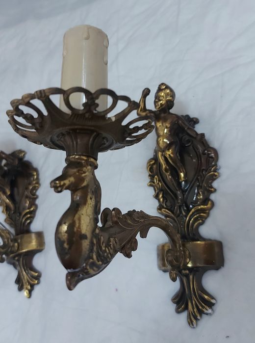 Бра настінні бронзові.