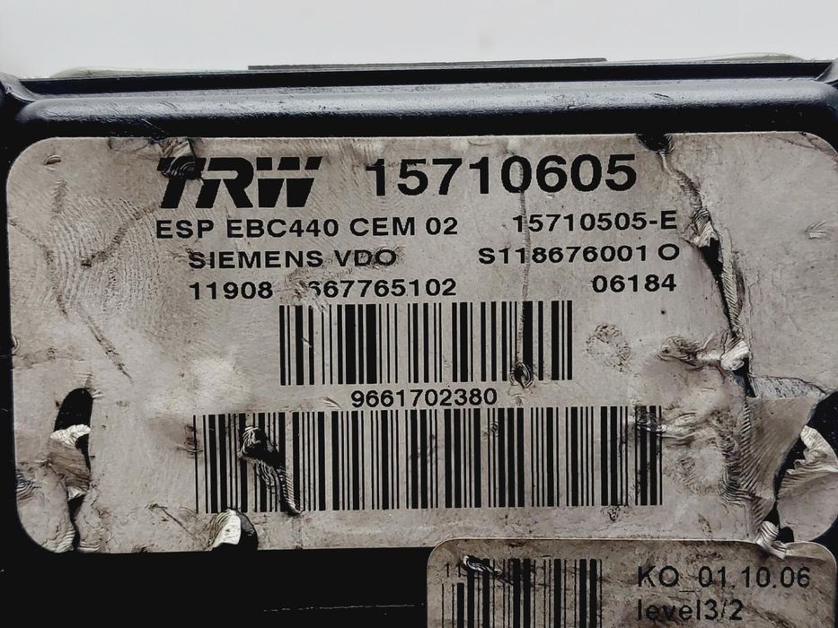 ABS peugeot 407