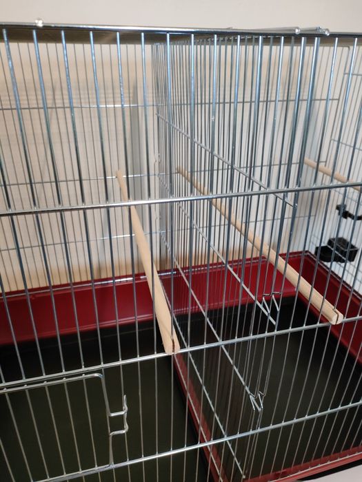 Klatka dzielona dla małych i średnich ptaków, papug.