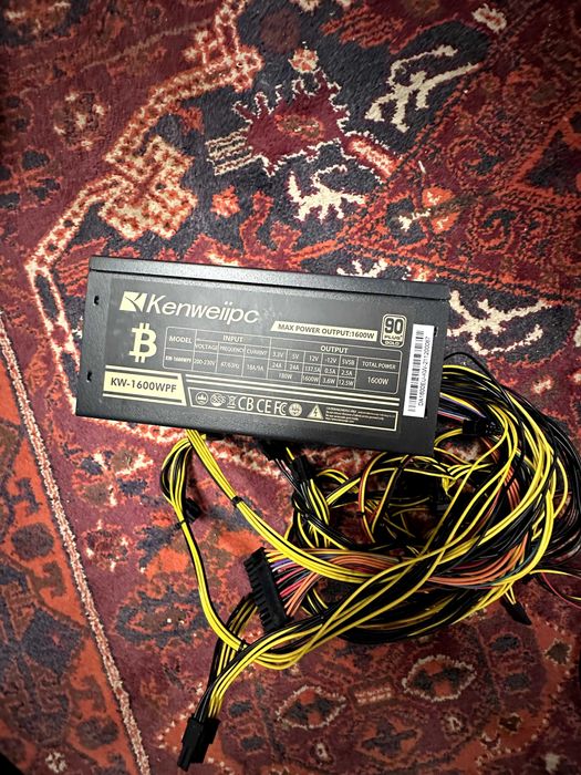 Блок живлення 1600W Kenweilpc KW-1600WPF Gold для потужного ПК