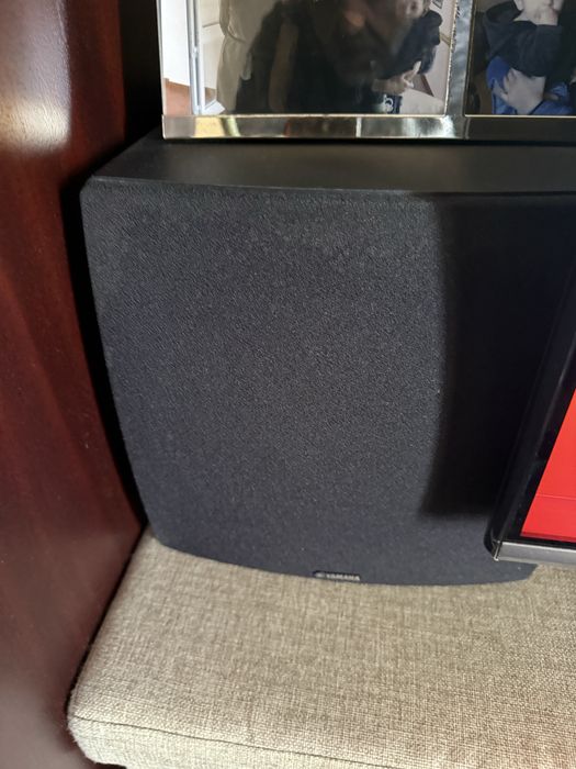 Sistema surroumd 5.1 yamaha com colunas wharfdale