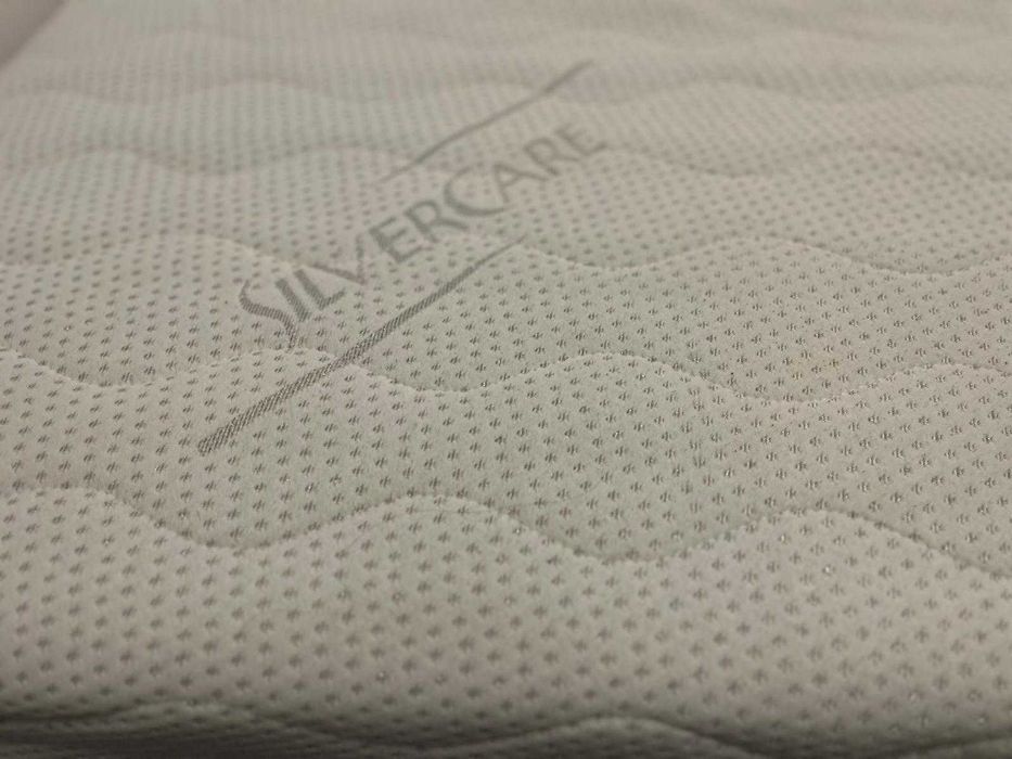 Materac SUMMER  + Łóżko SLATTUM IKEA 120x200 cm - Pianka, lateks kokos