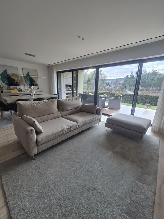 Vendo sofa mais puff