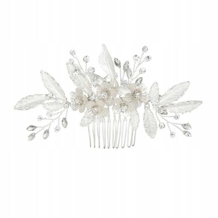 NOWY grzebyk do włosów - Ślubna Kolekcja