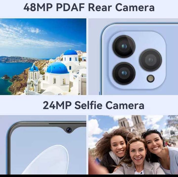 Смартфон Cubot P80 8/512GB Light Blue NFC