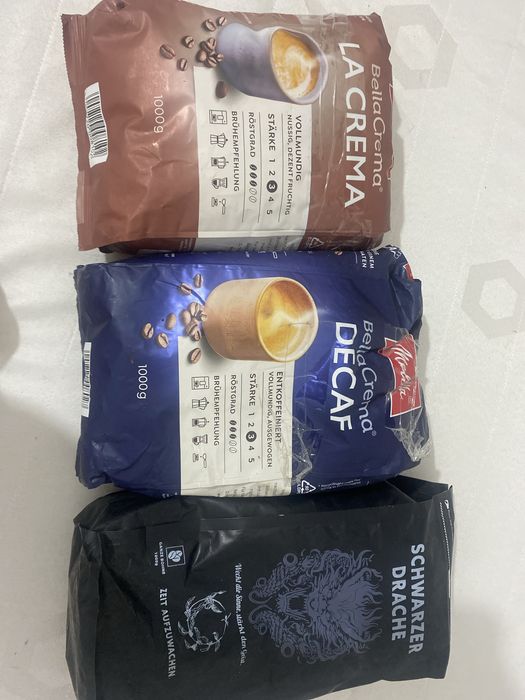 Kawy ziarniste trzy