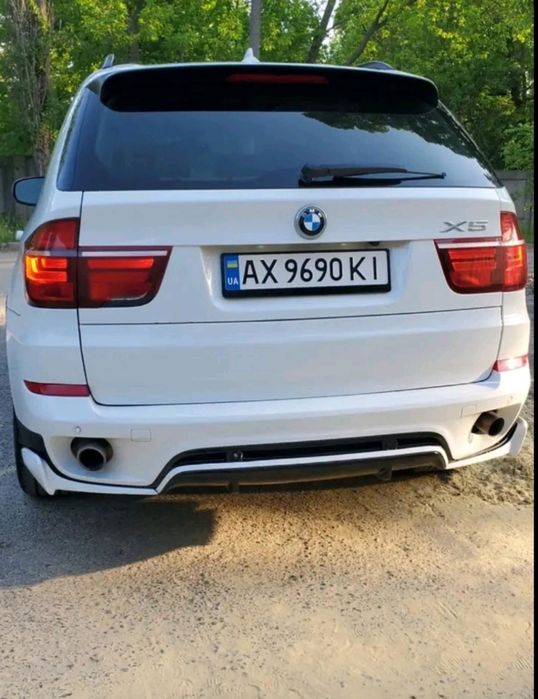 Накладки на бампера BMW X5 E70 2010-2013. БМВ Х5 Е70