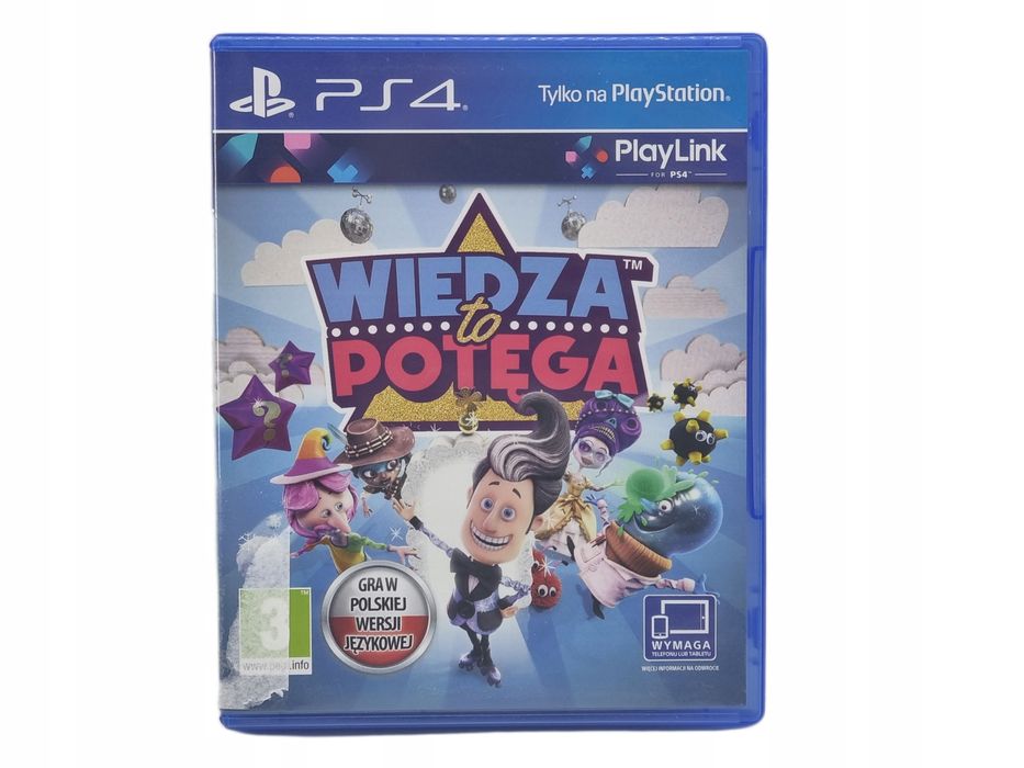 Gra wiedza to potęga na konsolę playstation 4 ps4 quiz trivia