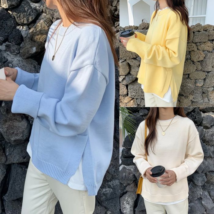 Новий стильний жіночий светр кофта базова трикотажна жіноча поло жовта