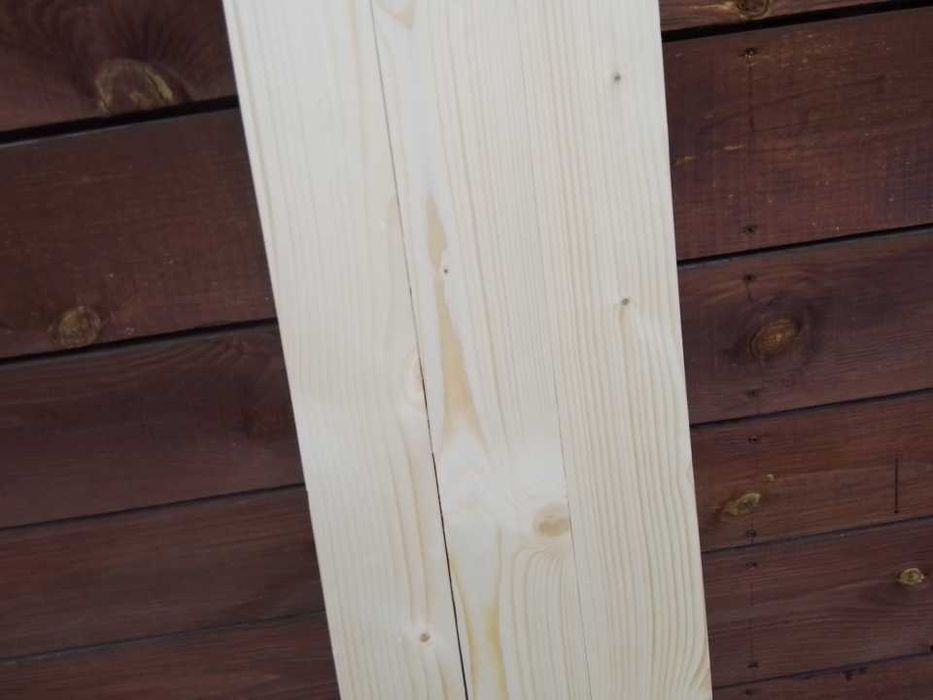 Deska ścienna 1,2 m, świerkowa, heblowana