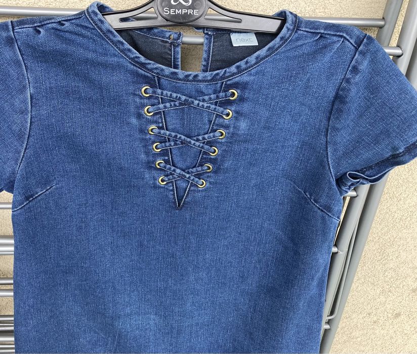 Nowa sukienka Next r 146 jeans szkoła