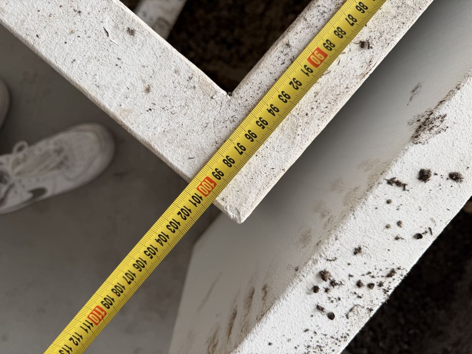 Donice styropianowe styrodur białe 100 cm 120 cm termo termodonice donica