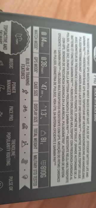 Garmin Feniks 6 pro 47 mm