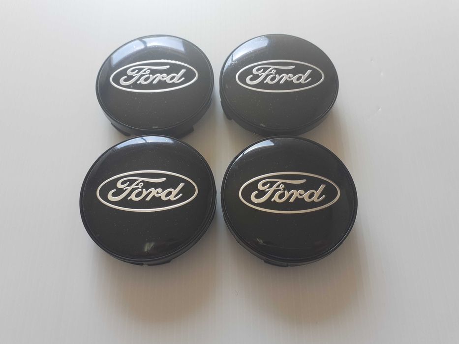 Centros/tampas de jante completos Ford com 54, 56, 60, 65 e 68 mm