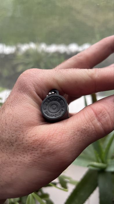 Мусат для заточки керамічний кісточка Lansky