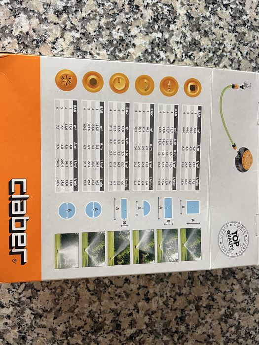 Aspersor fixo 6 POSIÇÕES CLABER