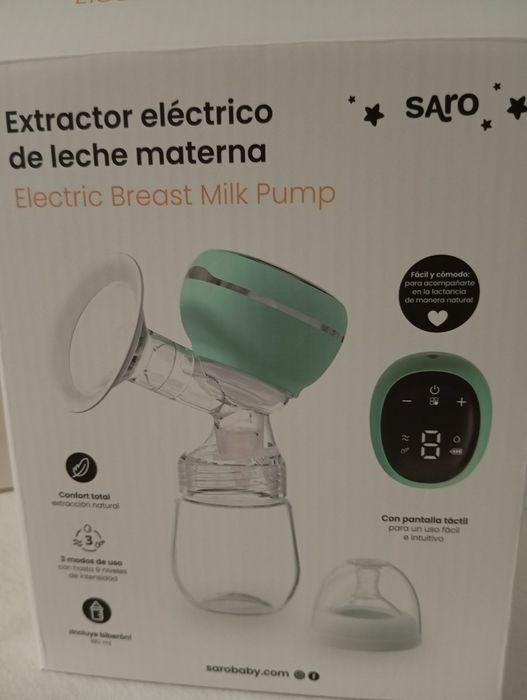 Extrator elétrico de leite materno