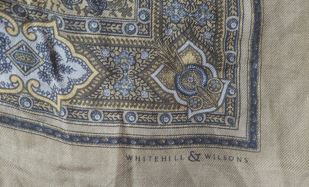 Платок шаль вінтажний paisley whitehill wilsons PASSIGATTI оригінал