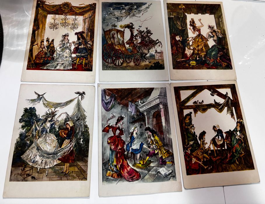 Pocztówki Kopciuszek Szancer