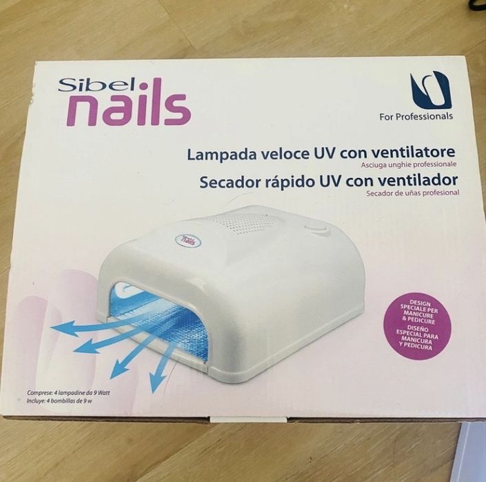 Lâmpada UV Sibel Nails 36 Watts Nova