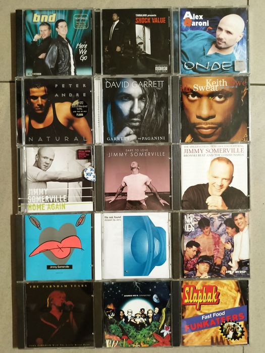 Sting Phil Collins George Michael Prince Elton John Jimmy Somerville płyty CD