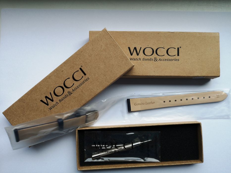 Pasek skórzany do zegarka 16mm WOCCI
