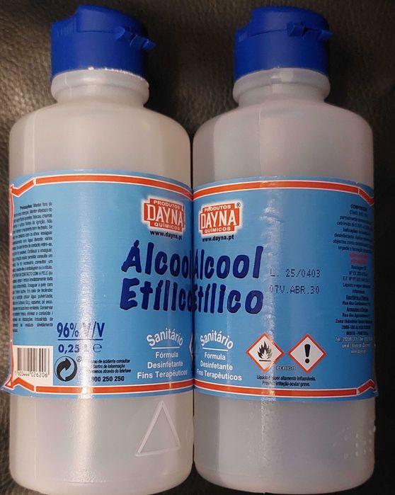 Álcool etílico a 96 % - (250 ml)